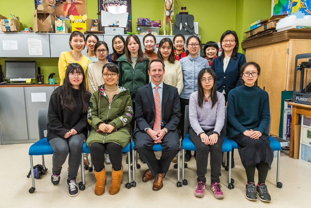 Shanghai Students with Dean Penfield