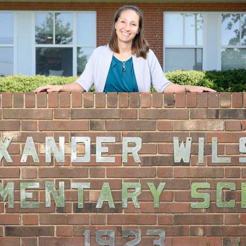 Ashley Westmoreland SOE Alum and Principal at Alexander Wilson Elementary School