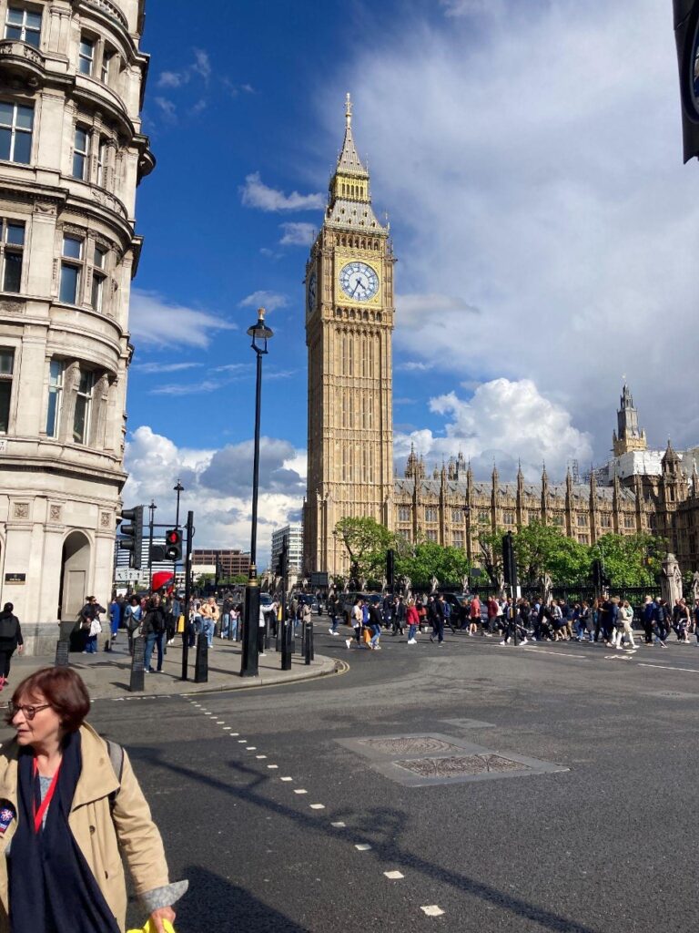 View of Big Ben in London, England