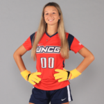 Emma Malone in her UNCG soccer uniform