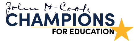 John H. Cook Champions for Education logo