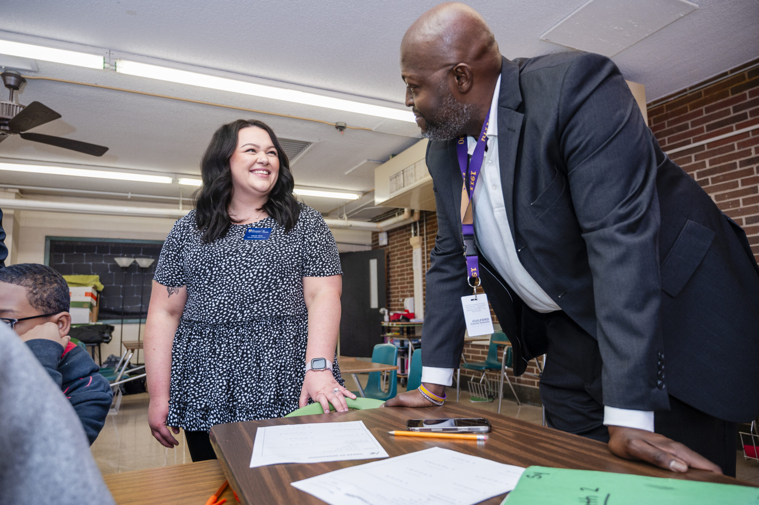 Graduate student collaborates with Guilford teacher