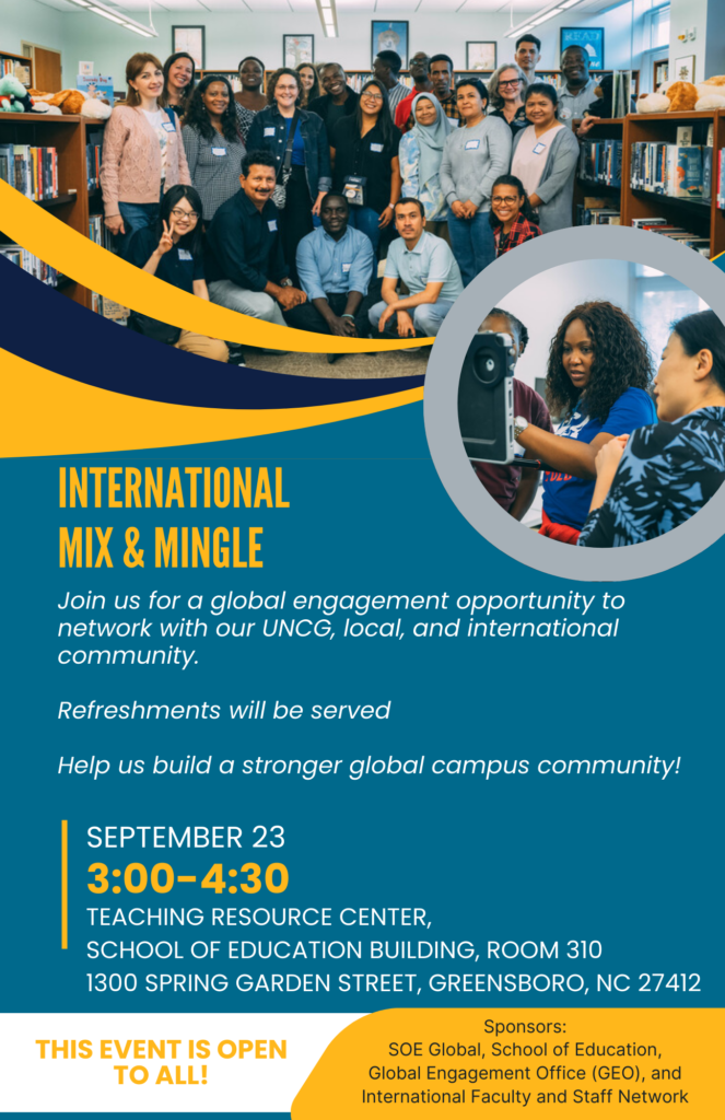 mix and mingle flyer