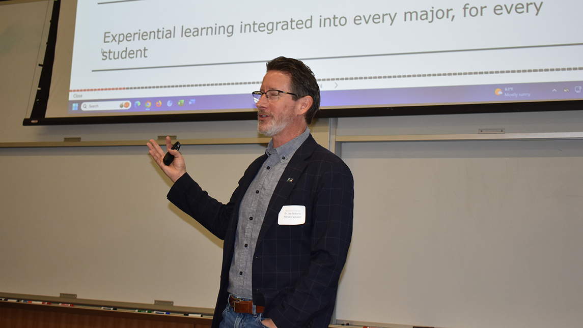 A presenter leads a session at the 2024 Rebecca Carver Institute