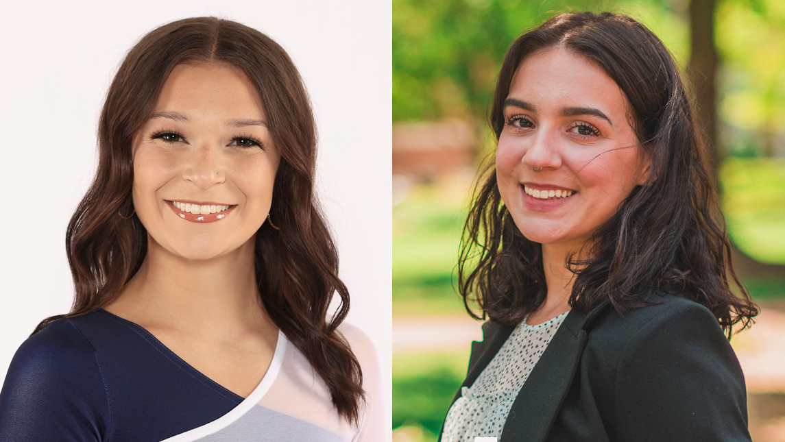 Headshots of Michayla Lewis, left, and Natalia Fagundez, right.