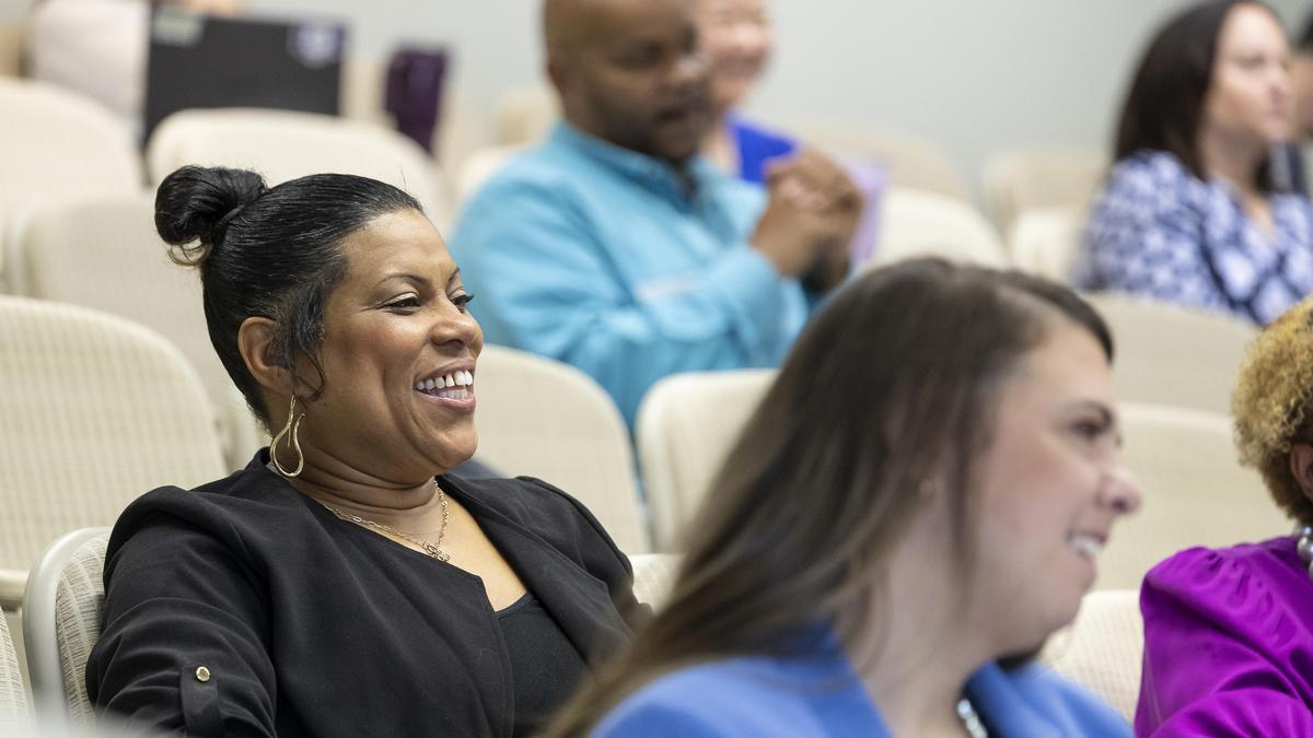 students engaging in discussion