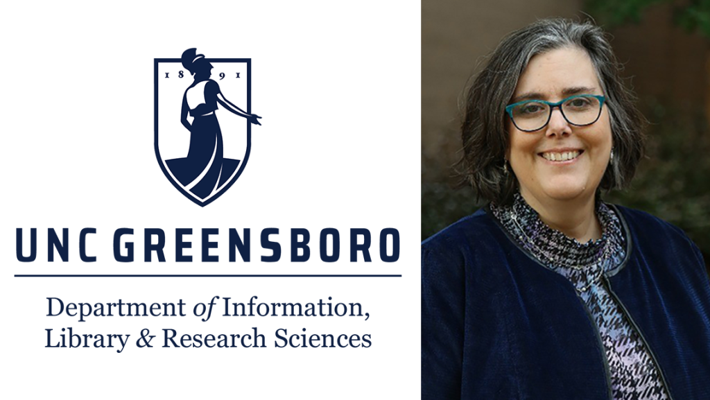 head shot of April Dawkins to the right of the ILRS logo